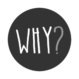 An engaging representation of the question 'Why?' presented in an amusing context.