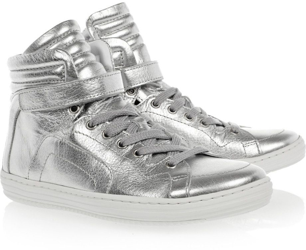 sneakers with silver